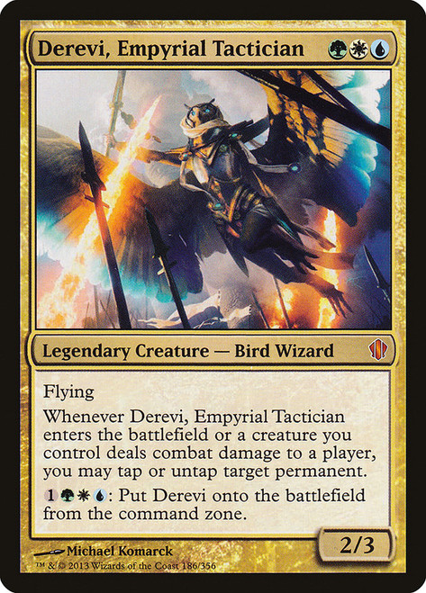 Derevi, Empyrial Tactician\nCommander: 2013 Edition\nSingle\nMagic The Gathering