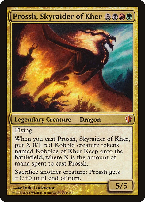 Prossh, Skyraider of Kher\nCommander: 2013 Edition\nSingle\nMagic The Gathering