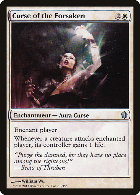 Curse of the Forsaken\nCommander: 2013 Edition\nSingle\nMagic The Gathering