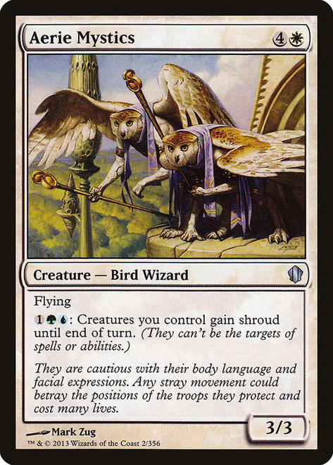 Aerie Mystics\nCommander: 2013 Edition\nSingle\nMagic The Gathering