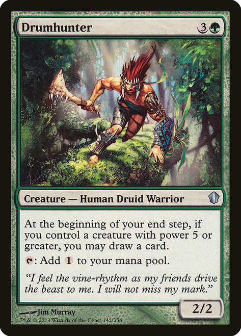 Drumhunter\nCommander: 2013 Edition\nSingle\nMagic The Gathering