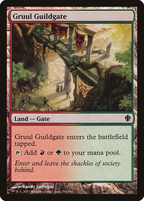 Gruul Guildgate\nCommander: 2013 Edition\nSingle\nMagic The Gathering