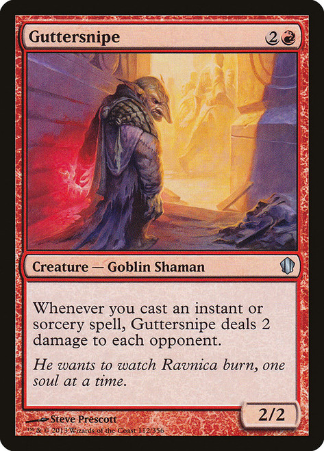 Guttersnipe\nCommander: 2013 Edition\nSingle\nMagic The Gathering