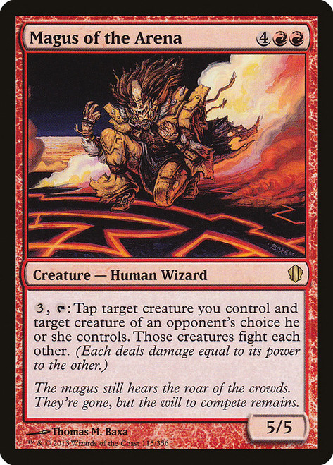 Magus of the Arena\nCommander: 2013 Edition\nSingle\nMagic The Gathering
