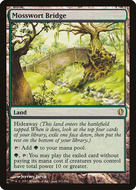 Mosswort Bridge\nCommander: 2013 Edition\nSingle\nMagic The Gathering