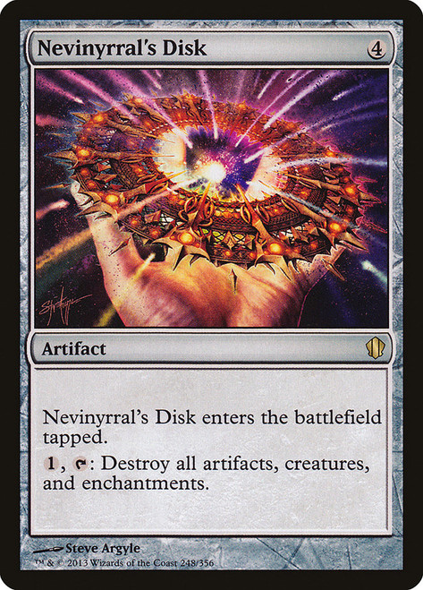 Nevinyrral's Disk\nCommander: 2013 Edition\nSingle\nMagic The Gathering