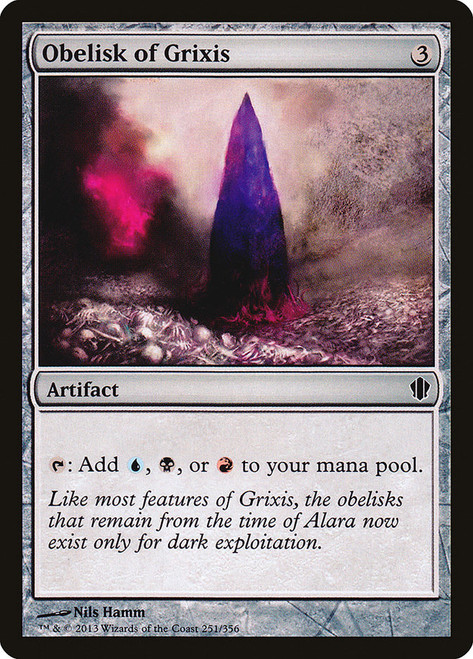 Obelisk of Grixis\nCommander: 2013 Edition\nSingle\nMagic The Gathering