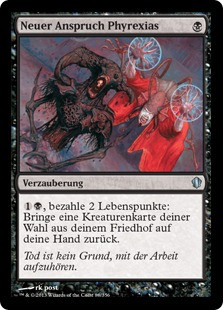Phyrexian Reclamation
Commander: 2013 Edition - German
Single
Magic The Gathering