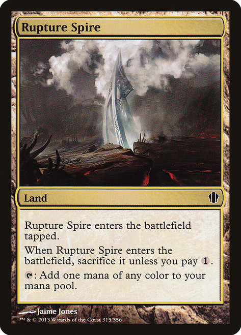 Rupture Spire\nCommander: 2013 Edition\nSingle\nMagic The Gathering