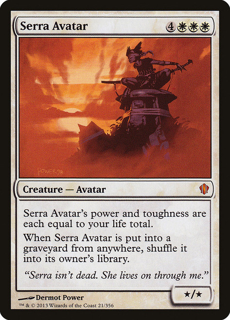 Serra Avatar\nCommander: 2013 Edition\nSingle\nMagic The Gathering