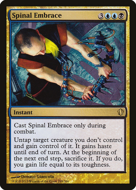 Spinal Embrace\nCommander: 2013 Edition\nSingle\nMagic The Gathering
