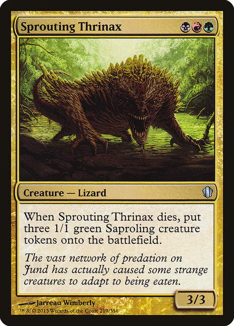 Sprouting Thrinax\nCommander: 2013 Edition\nSingle\nMagic The Gathering