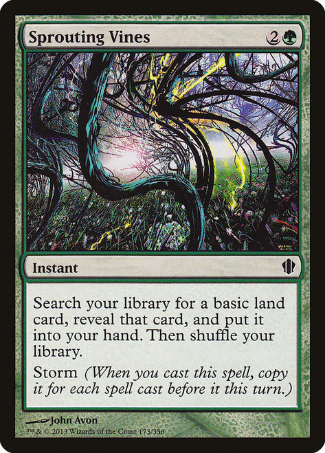 Sprouting Vines\nCommander: 2013 Edition\nSingle\nMagic The Gathering