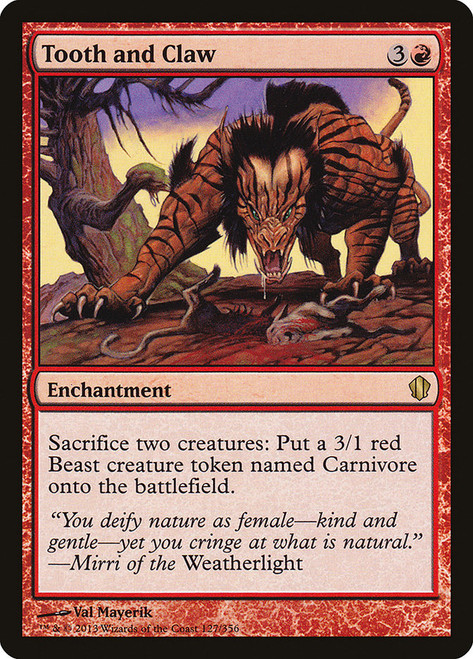 Tooth and Claw\nCommander: 2013 Edition\nSingle\nMagic The Gathering