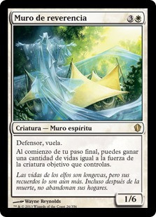 Wall of Reverence
Commander: 2013 Edition - Spanish
Single
Magic The Gathering