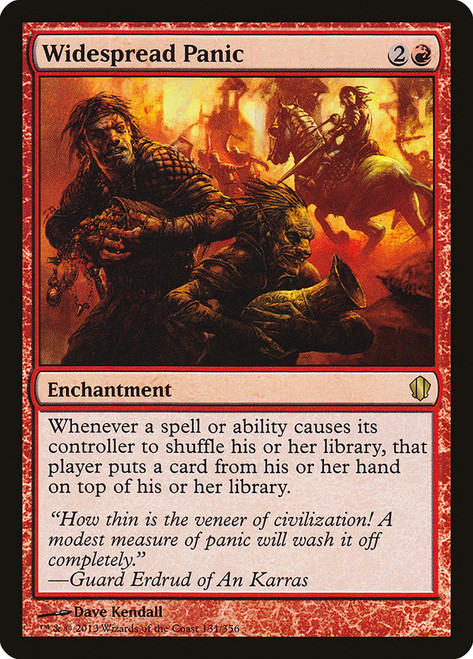 Widespread Panic\nCommander: 2013 Edition\nSingle\nMagic The Gathering