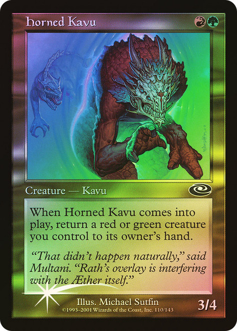 Horned Kavu\nPlaneshift\nSingle\nMagic The Gathering