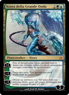 Kiora, the Crashing Wave
Born of the Gods - Italian
Single
Magic The Gathering