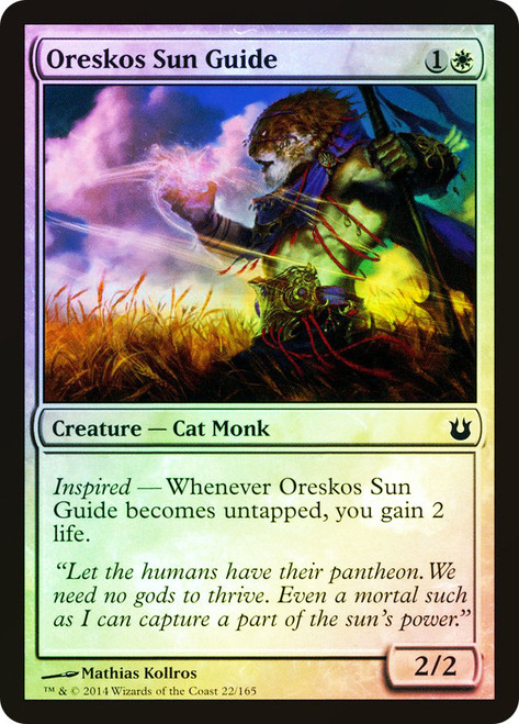 Oreskos Sun Guide\nBorn of the Gods\nSingle\nMagic The Gathering