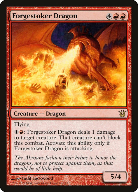 Forgestoker Dragon\nBorn of the Gods\nSingle\nMagic The Gathering