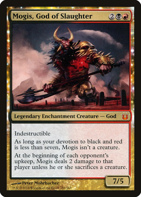 Mogis, God of Slaughter\nBorn of the Gods\nSingle\nMagic The Gathering
