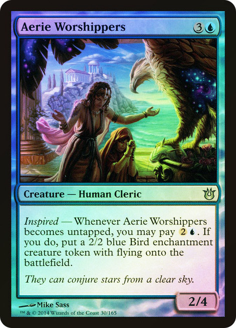 Aerie Worshippers\nBorn of the Gods\nSingle\nMagic The Gathering