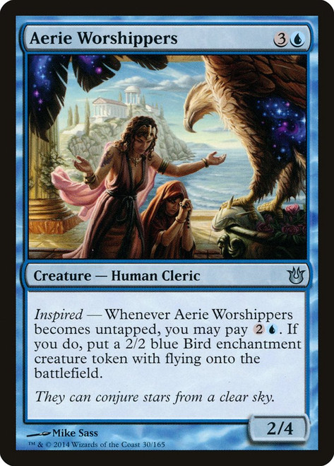 Aerie Worshippers\nBorn of the Gods\nSingle\nMagic The Gathering
