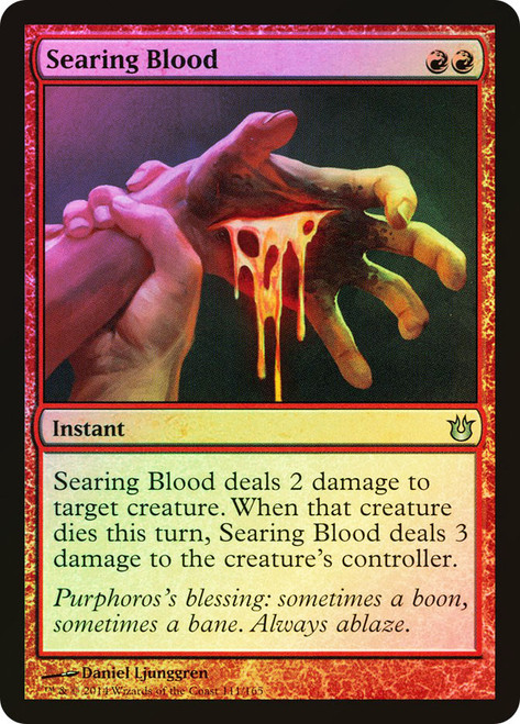 Searing Blood\nBorn of the Gods\nSingle\nMagic The Gathering