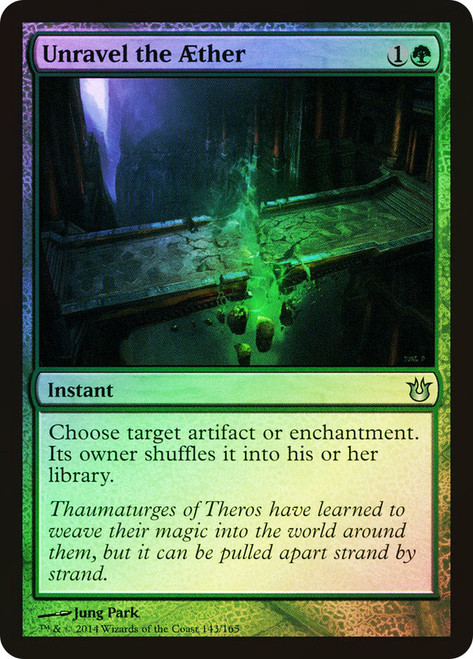 Unravel the Aether\nBorn of the Gods\nSingle\nMagic The Gathering