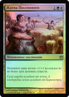 Reap What Is Sown
Born of the Gods (Foil) - Russian
Single
Magic The Gathering