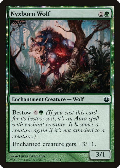 Nyxborn Wolf\nBorn of the Gods\nSingle\nMagic The Gathering