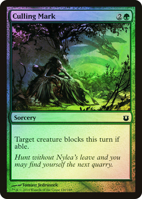 Culling Mark\nBorn of the Gods\nSingle\nMagic The Gathering