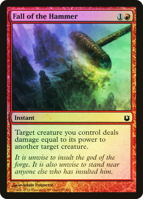 Fall of the Hammer\nBorn of the Gods\nSingle\nMagic The Gathering