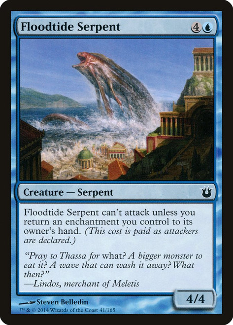Floodtide Serpent\nBorn of the Gods\nSingle\nMagic The Gathering