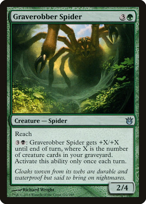 Graverobber Spider\nBorn of the Gods\nSingle\nMagic The Gathering