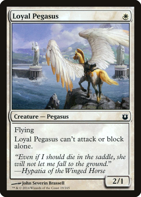 Loyal Pegasus\nBorn of the Gods\nSingle\nMagic The Gathering