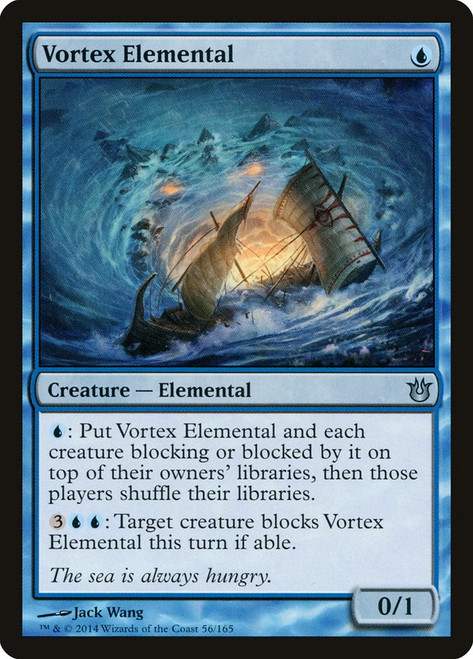 Vortex Elemental\nBorn of the Gods\nSingle\nMagic The Gathering
