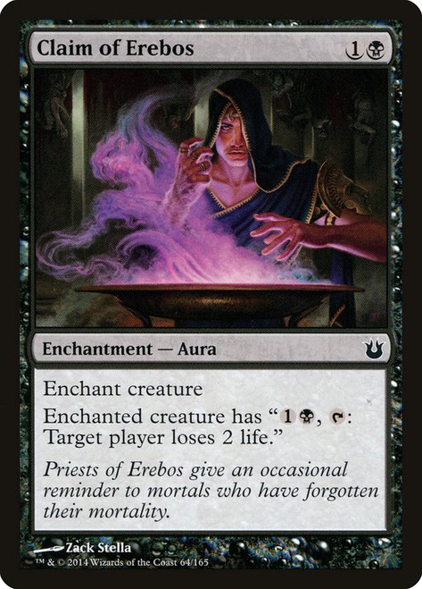 Claim of Erebos\nBorn of the Gods\nSingle\nMagic The Gathering