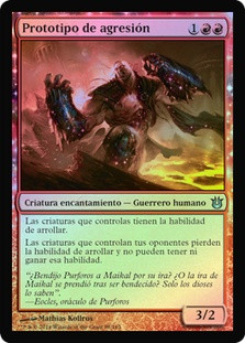 Archetype of Aggression
Born of the Gods (Foil) - Spanish
Single
Magic The Gathering