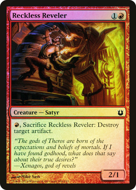 Reckless Reveler\nBorn of the Gods\nSingle\nMagic The Gathering