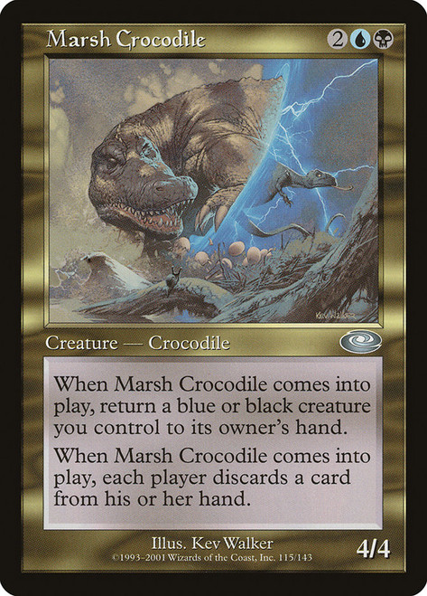 Marsh Crocodile\nPlaneshift\nSingle\nMagic The Gathering