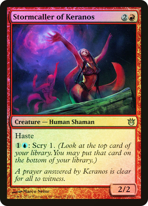 Stormcaller of Keranos\nBorn of the Gods\nSingle\nMagic The Gathering
