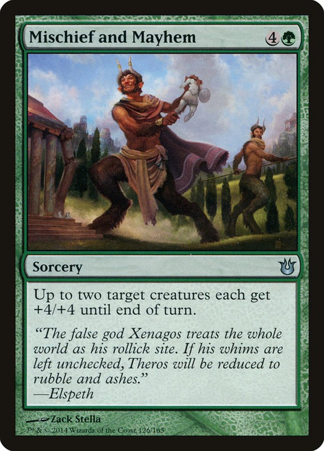 Mischief and Mayhem\nBorn of the Gods\nSingle\nMagic The Gathering