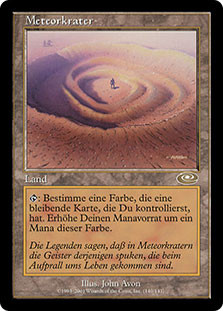 Meteor Crater
Planeshift - German
Single
Magic The Gathering