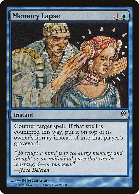 mtg 記憶の欠落 日本画　拡張アート　サインド　夢子 Memory Lapse Art Card} (Signed) | Art Series: Strixhaven