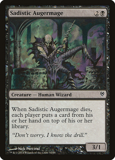 Sadistic Augermage\nDuel Decks: Jace vs. Vraska\nSingle\nMagic The Gathering