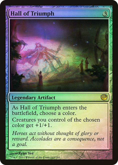 Hall of Triumph\nJourney into Nyx\nSingle\nMagic The Gathering