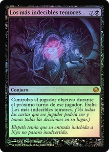 Worst Fears
Journey into Nyx (Foil) - Spanish
Single
Magic The Gathering