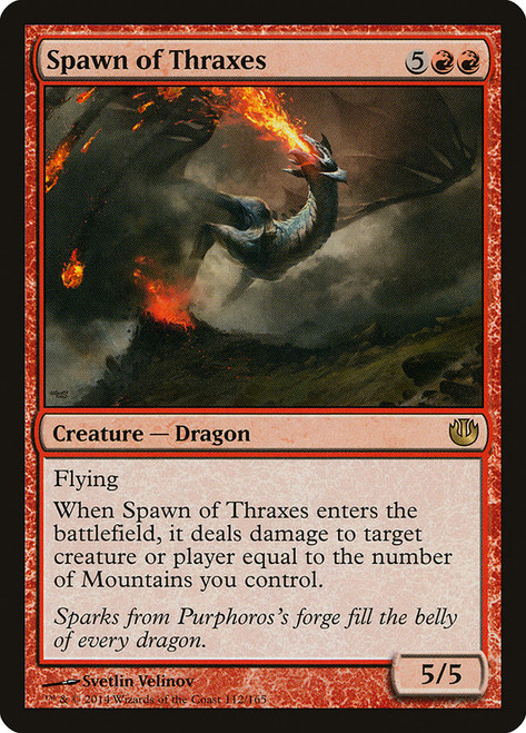 Spawn of Thraxes\nJourney into Nyx\nSingle\nMagic The Gathering