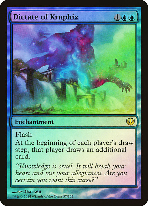 Dictate of Kruphix\nJourney into Nyx\nSingle\nMagic The Gathering